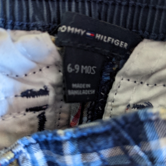 Tommy Hilfiger navy blue plaid shorts - Picture 3 of 3